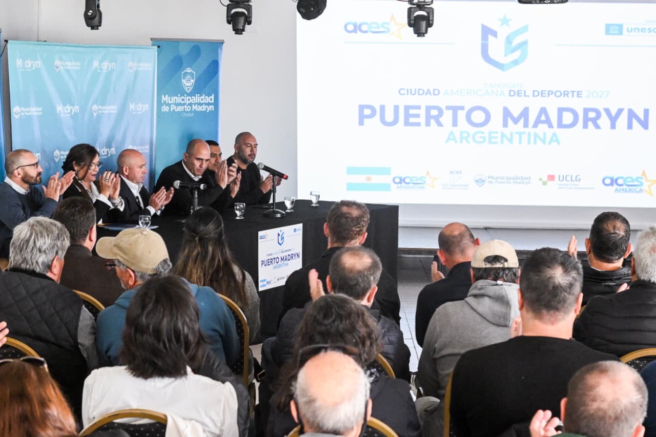 Puerto Madryn fue designada Ciudad Americana del Deporte 2027