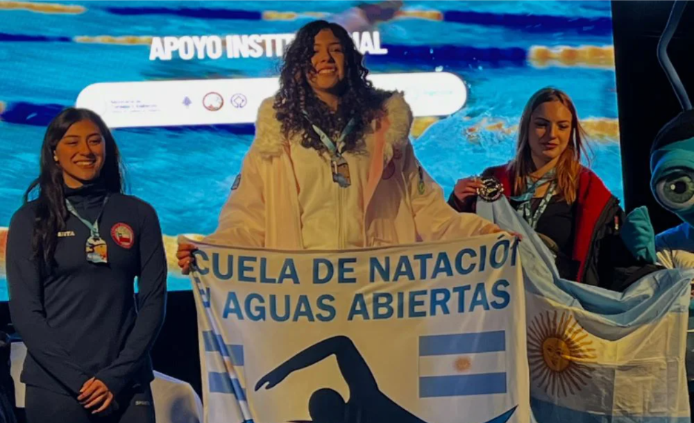 Julieta Klew conquista dos oros en la Copa Mundial de Aguas Gélidas