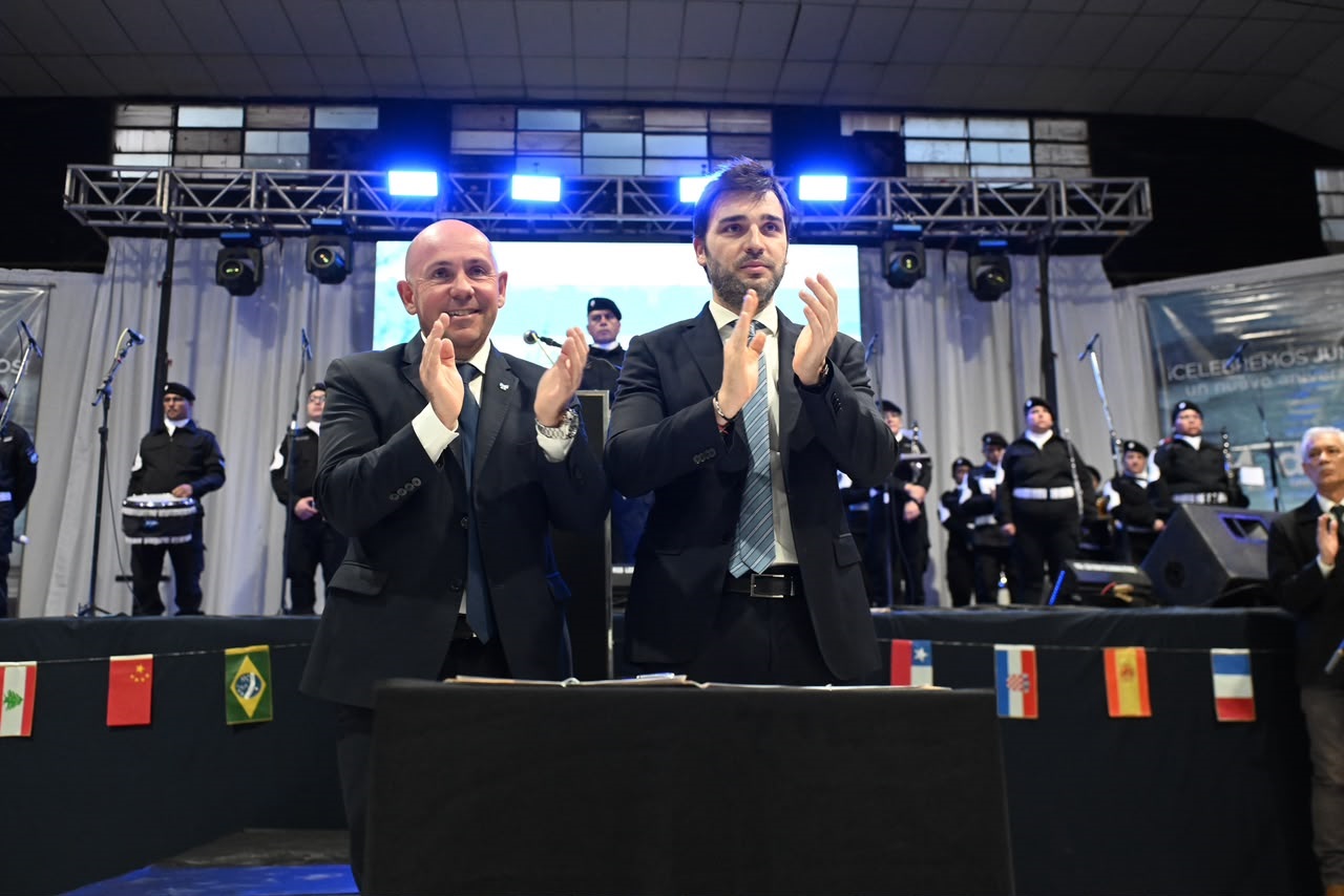 Sastre y Torres firman convenios para impulsar obras clave en Puerto Madryn