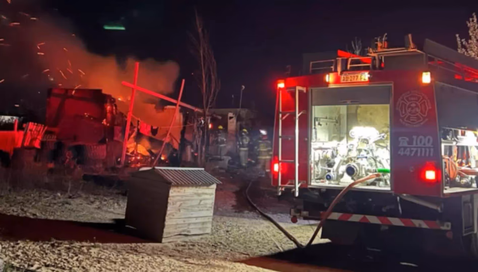 Colecta solidaria por una familia víctima de un incendio en Puerto Madryn