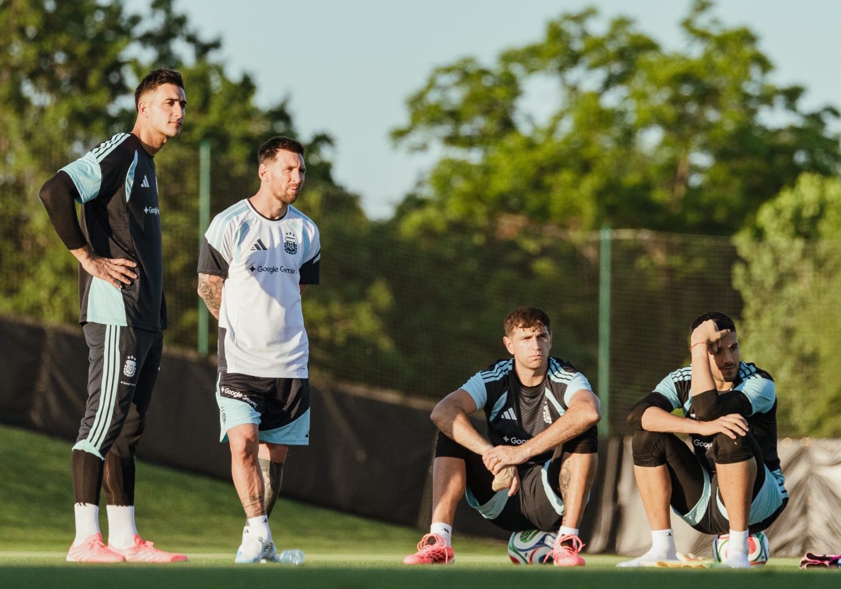 Argentina juega sus últimos amistosos del Mundial