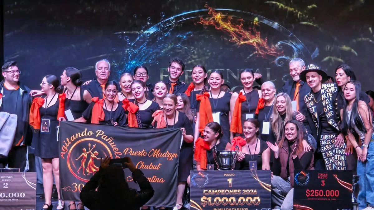 El Ballet Agitando Pañuelos de Madryn gana certamen internacional en Buenos Aires