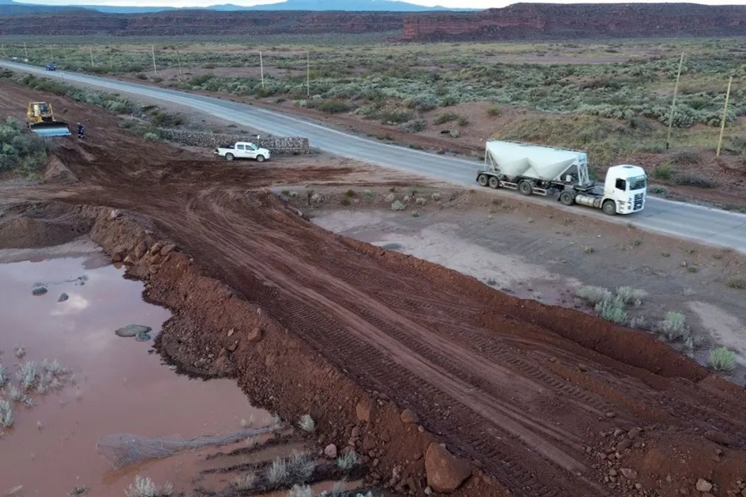 Inician las obras del puente vital para el desarrollo de Vaca Muerta