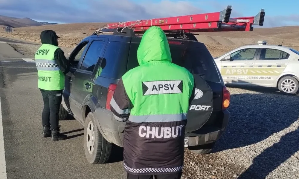 32 conductores alcoholizados retirados en controles viales en Chubut