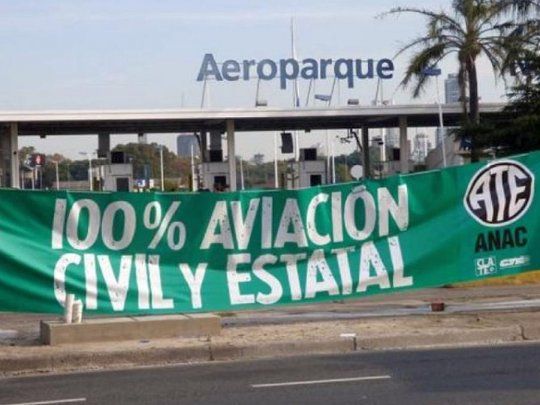 Paro de ATE afecta vuelos en aeropuertos de Argentina este jueves y viernes