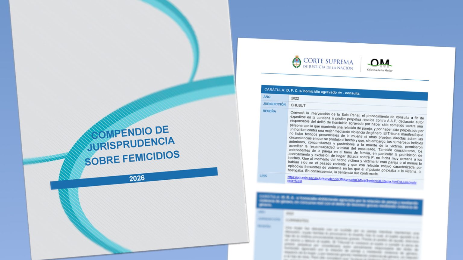 Fallo por femicidio en Chubut recibe reconocimiento de la Corte Suprema