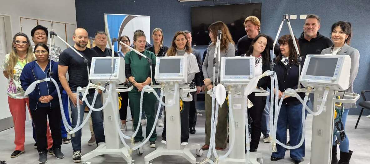 El Hospital de Madryn recibió cuatro nuevos respiradores