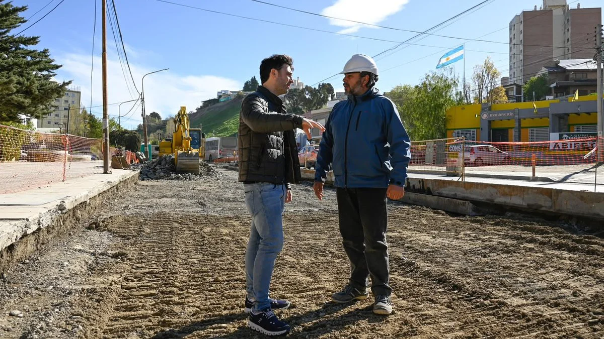 El gobernador supervisó obras costeras en Comodoro Rivadavia