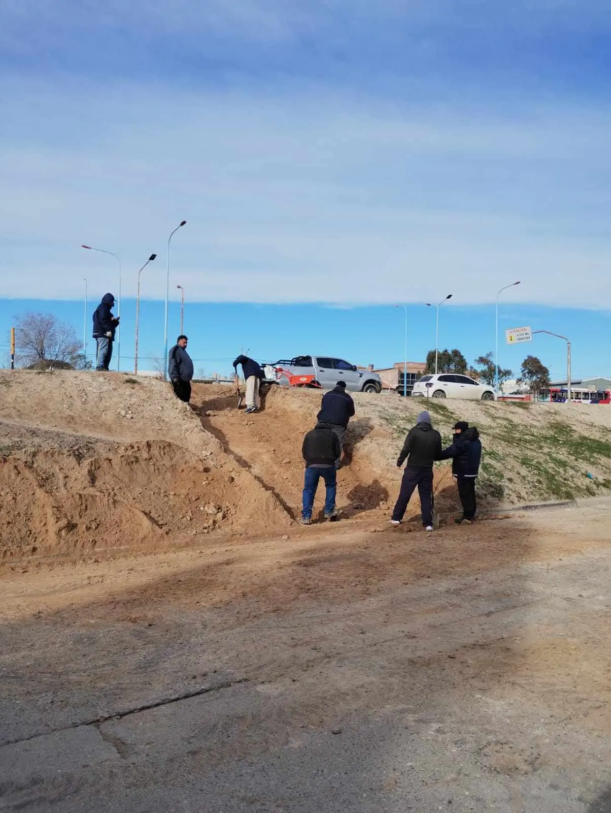 El Municipio de Trelew inicia obras de mejora en el barrio Constitución